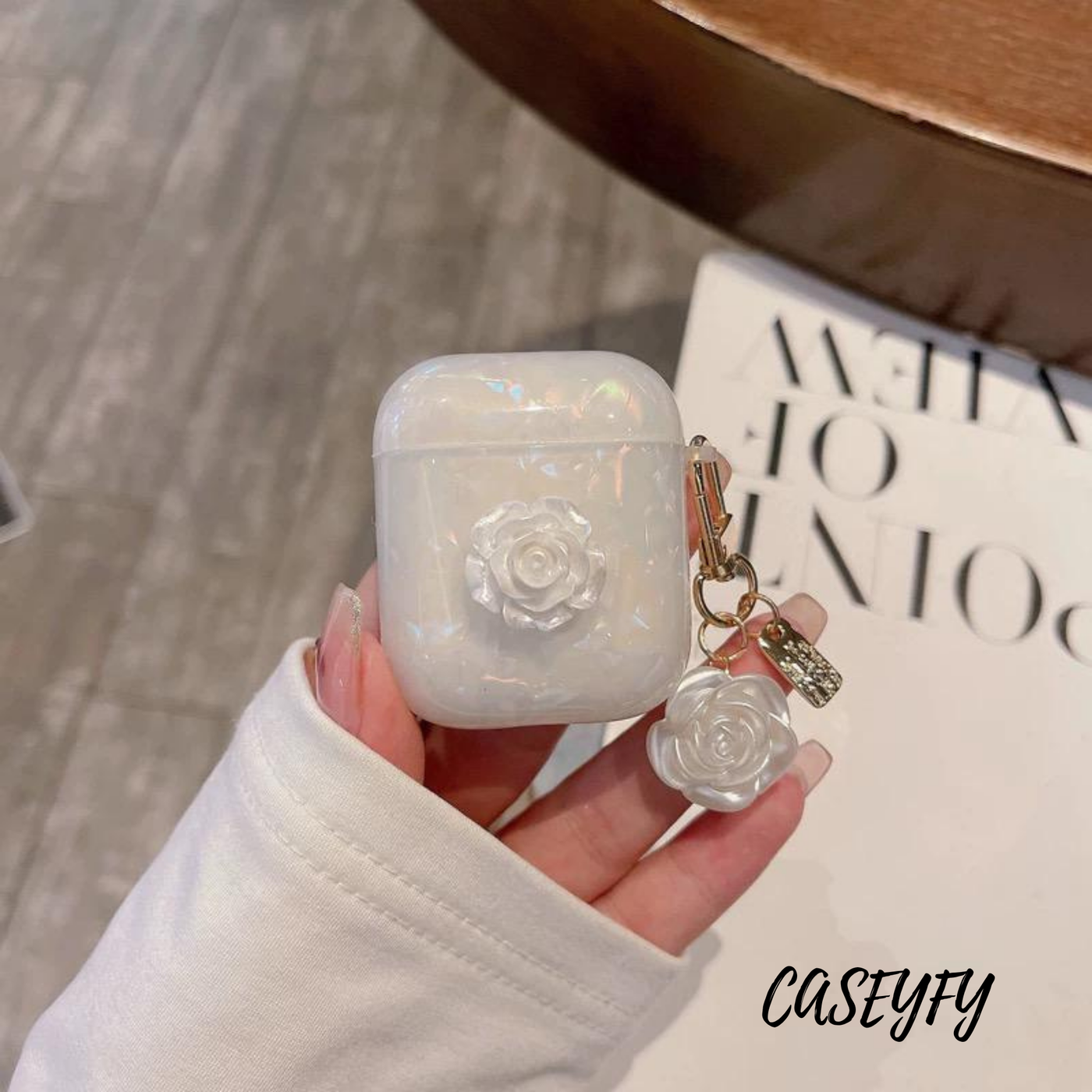 İnci Gül AirPods Kılıf