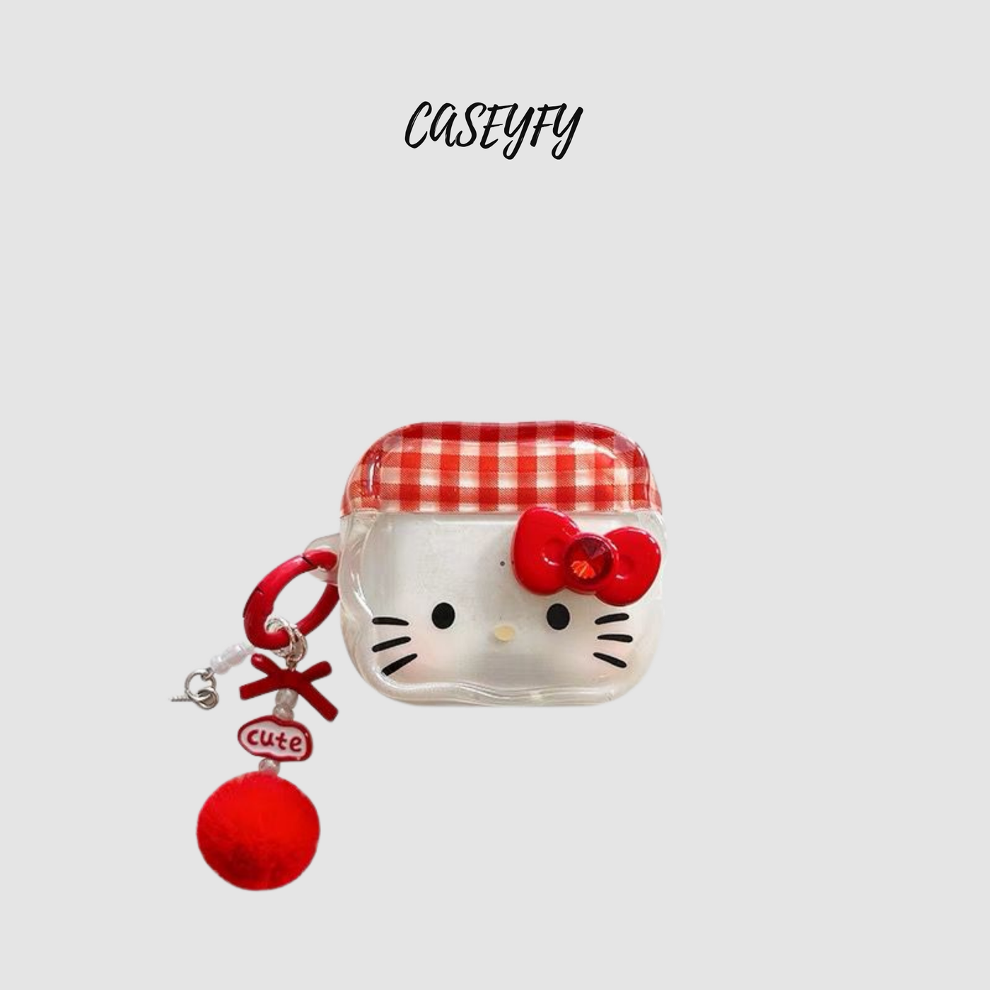 Sevimli Kitty AirPods Kılıfı