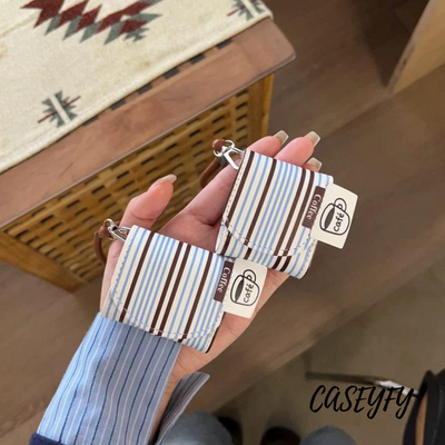 Retro Çizgili AirPods Kılıf