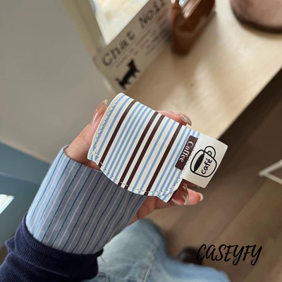 Retro Çizgili AirPods Kılıf