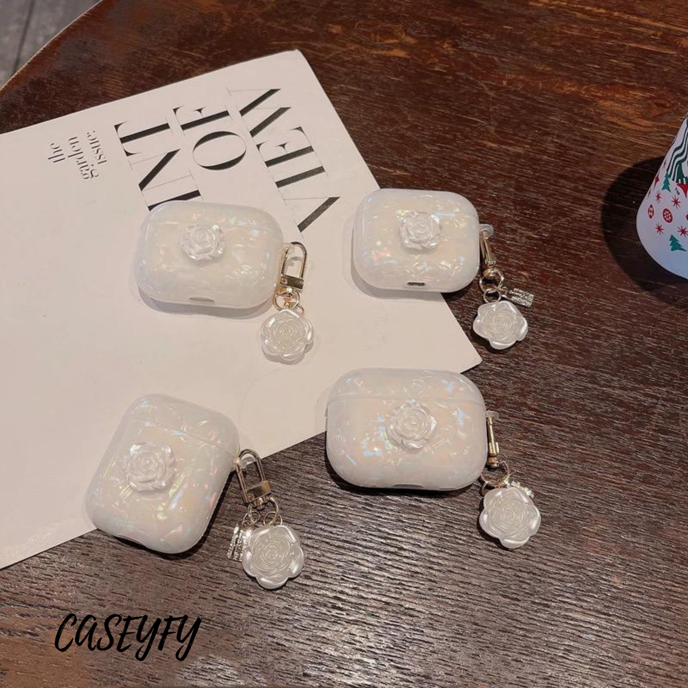 İnci Gül AirPods Kılıf
