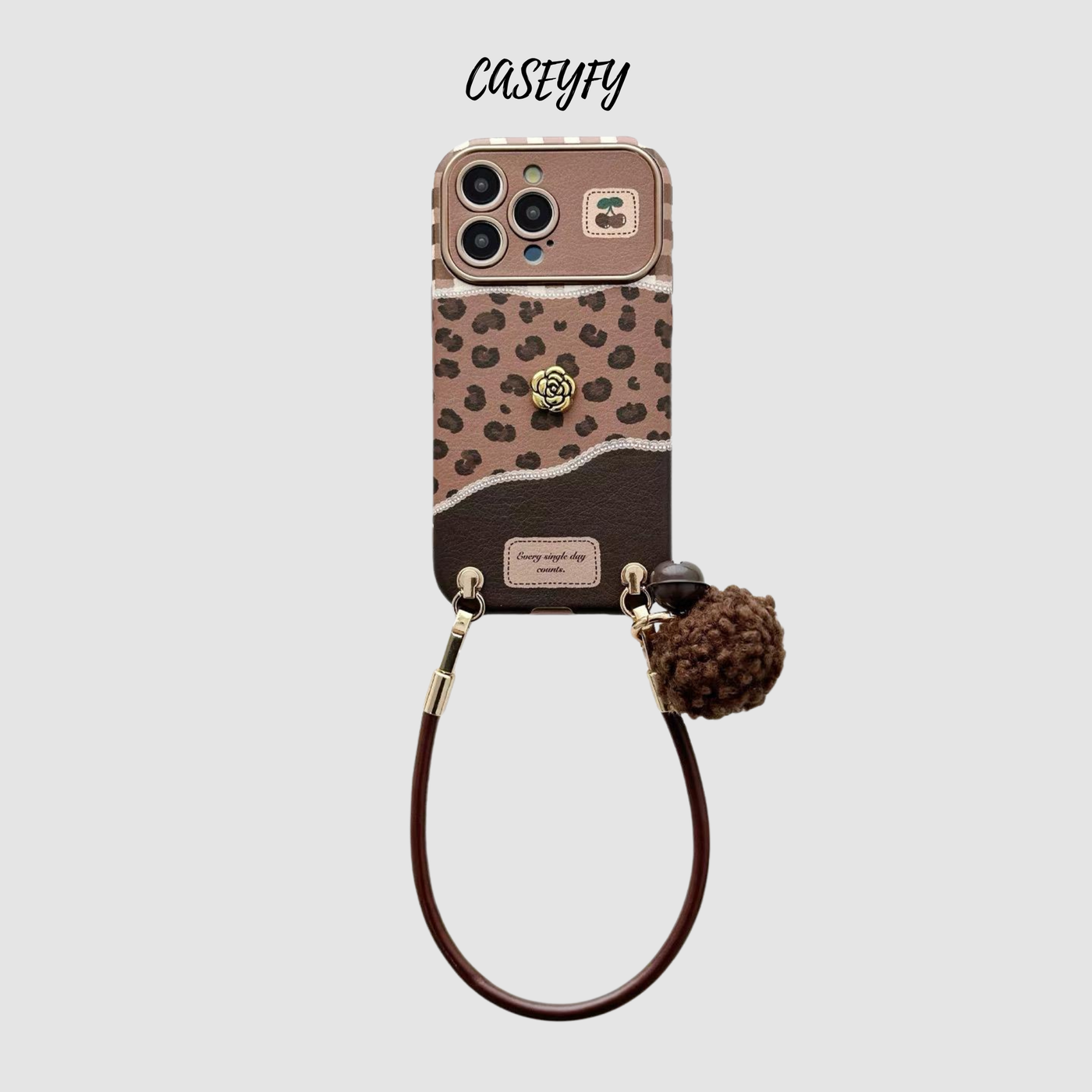 Kahve Leopar Desen Kılıf