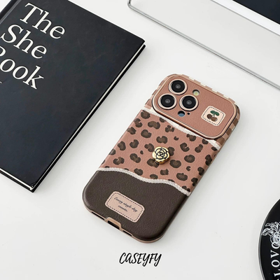 Kahve Leopar Desen Kılıf