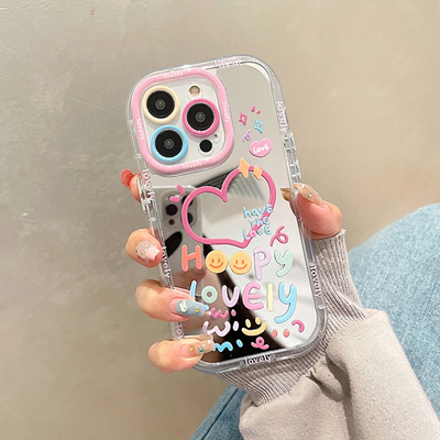 Renkli Lens Koruyucu Aynalı Kılıf