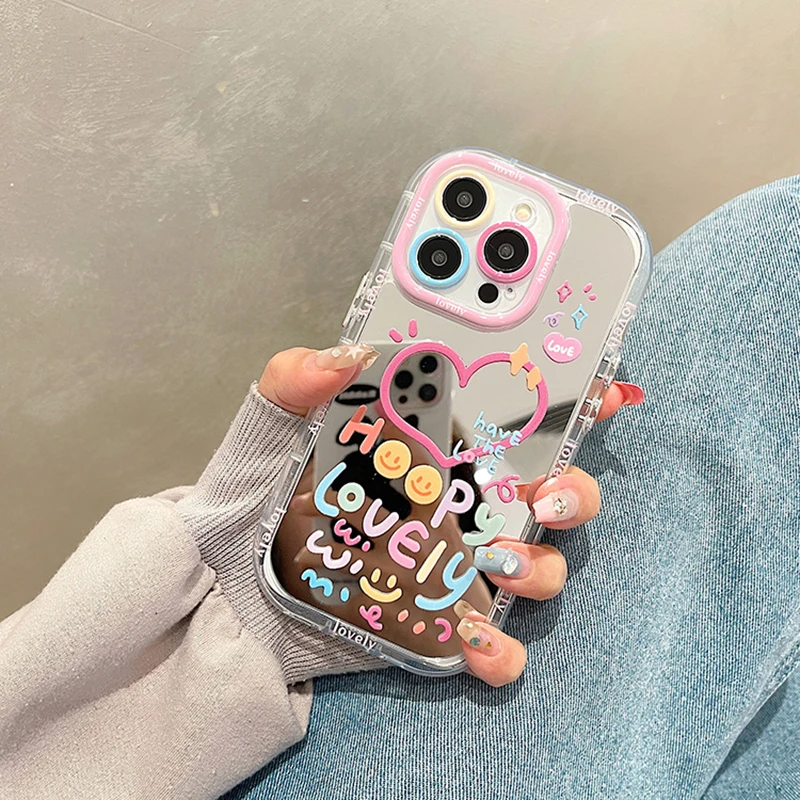 Renkli Lens Koruyucu Aynalı Kılıf
