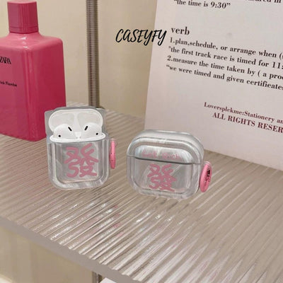 Pembe Işık AirPods Kılıf