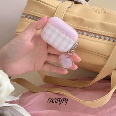 Pembe Kalp AirPods Kılıf